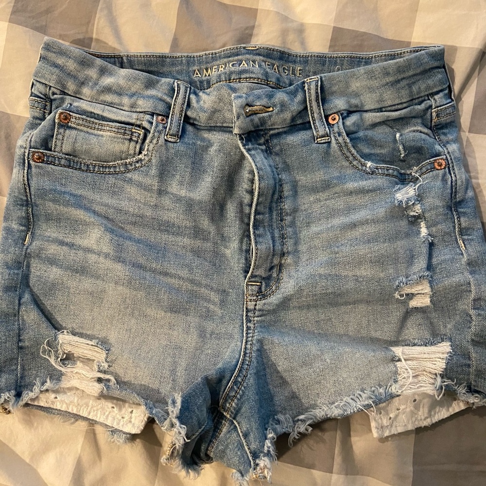 High rise shorts